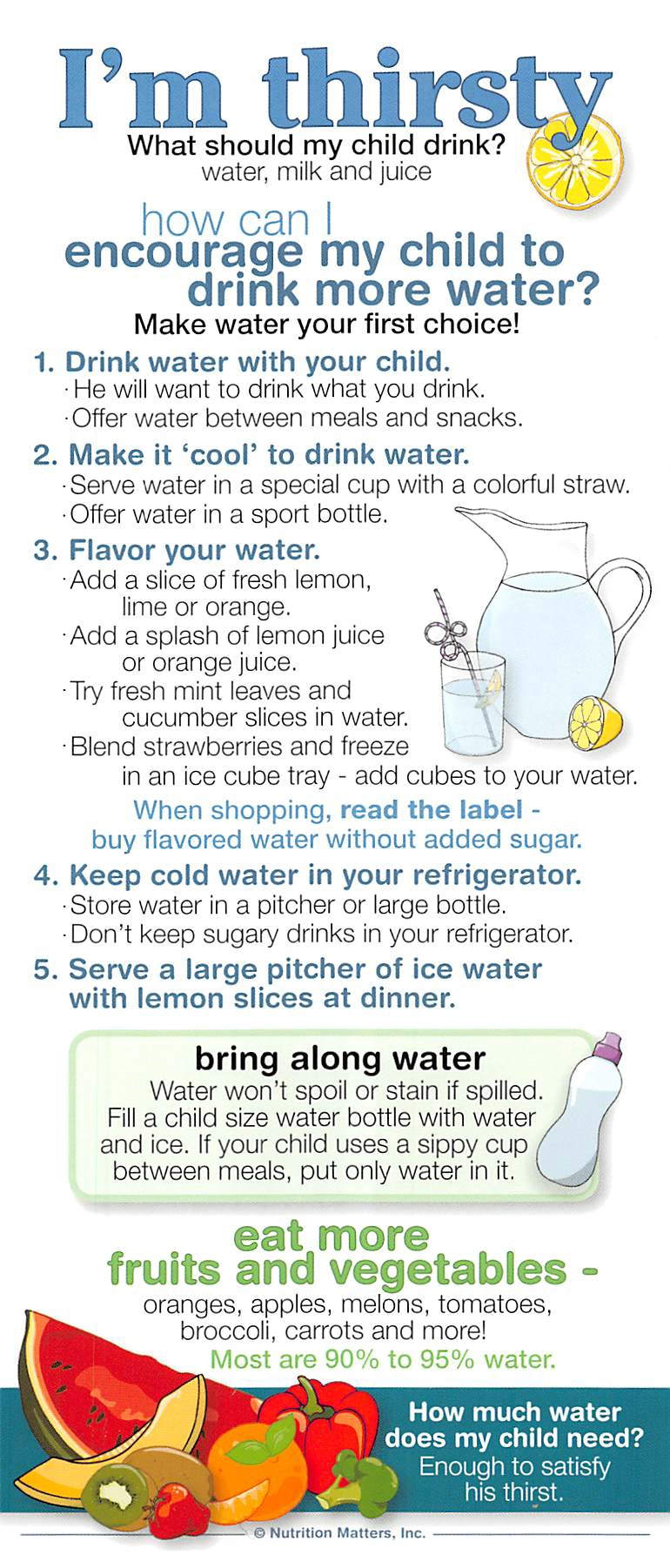 How to Encourage My Child to Drink More Water – Community Resources, Inc.